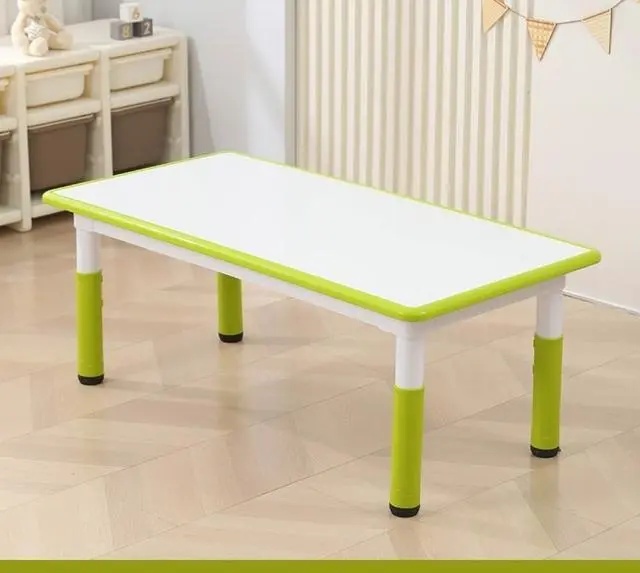 Rectangular Adjustable Table (Writable White top) YCY-061 (Green)