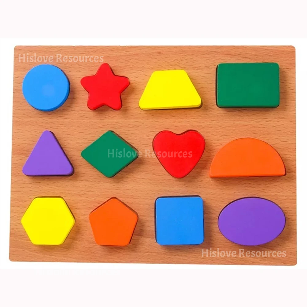 3D Shape and Colour Puzzle