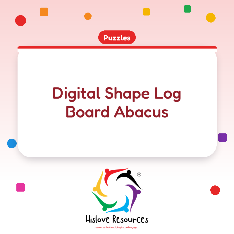 Digital Shape Log Board Abacus