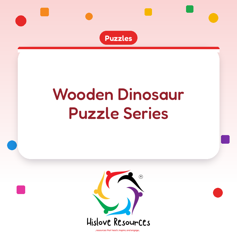 Wooden Dinosaur Puzzle Series