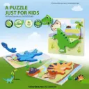 Wooden Dinosaur Puzzle Series
