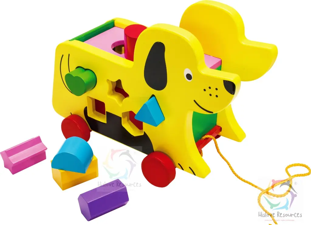 Dog Shape Sorter (Wooden Toy) 
