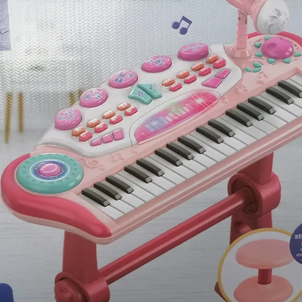 Electronic Keyboard (Peach)