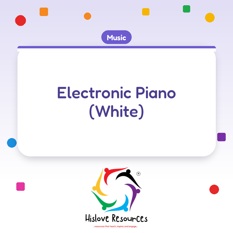 Electronic Piano (White)