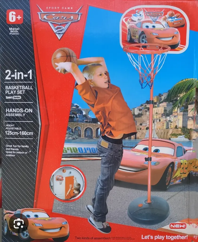 2in1 Basketball Playset