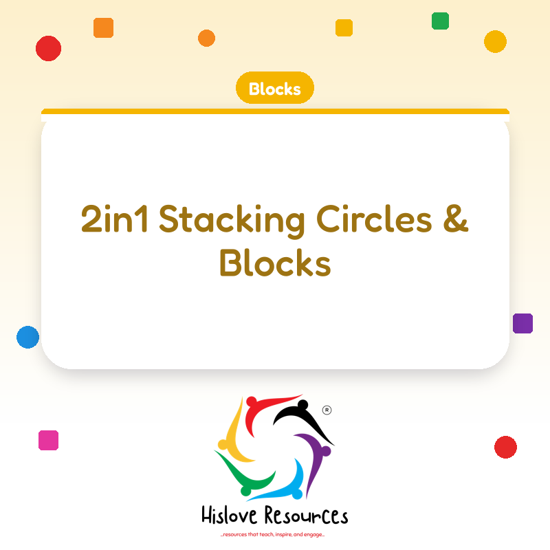 2in1 Stacking Circles & Blocks