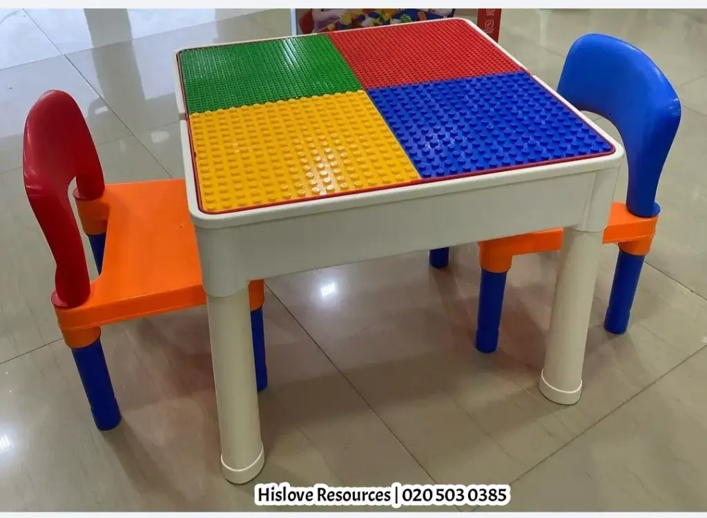 Learn n Play Block Desk (Cream)