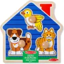 Melissa & Doug Jumbo Knob Puzzle-HOUSE PET