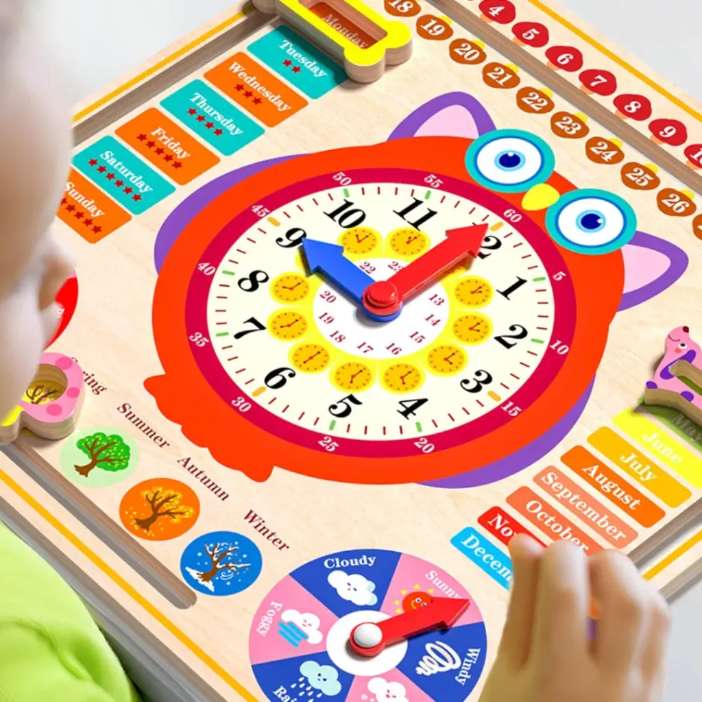 Multifunctional Learning Clock/ Calender