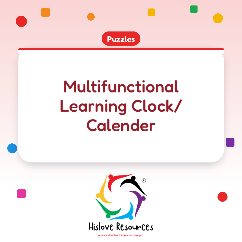 Multifunctional Learning Clock/ Calender