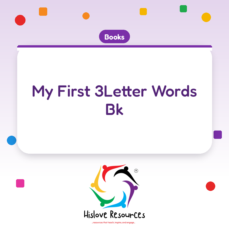 My First 3Letter Words Bk