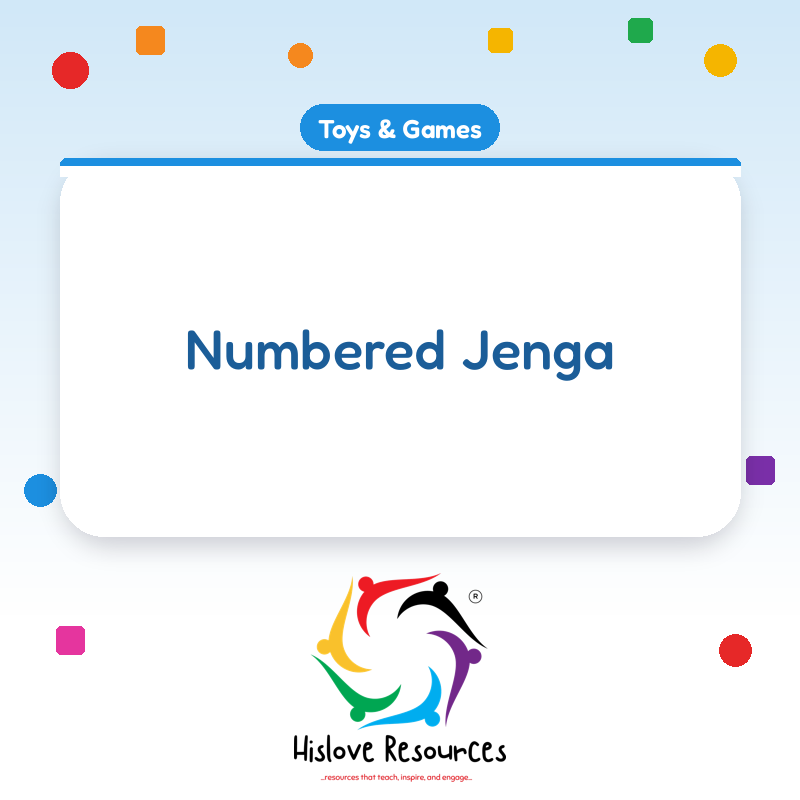 Numbered Jenga