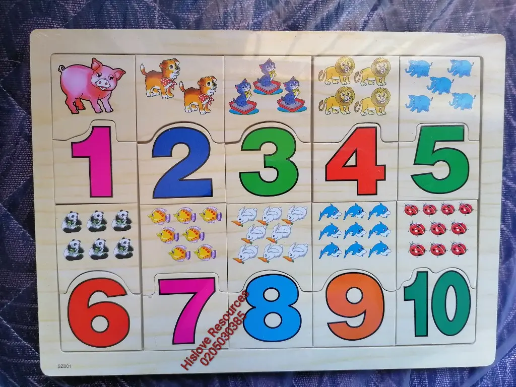 3D Count & Number Board