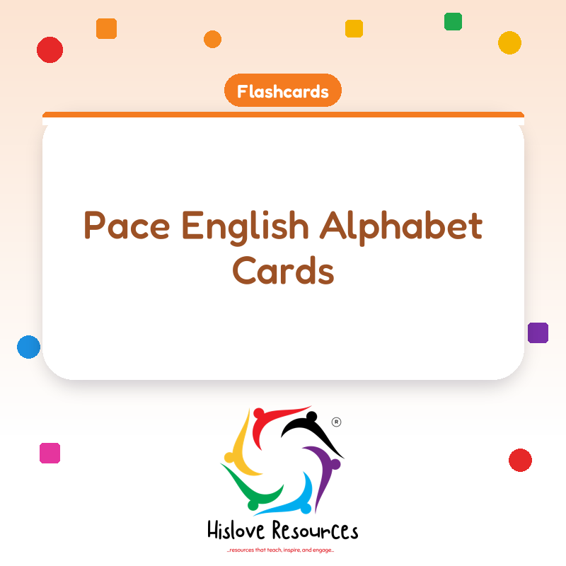 Pace English Alphabet Cards
