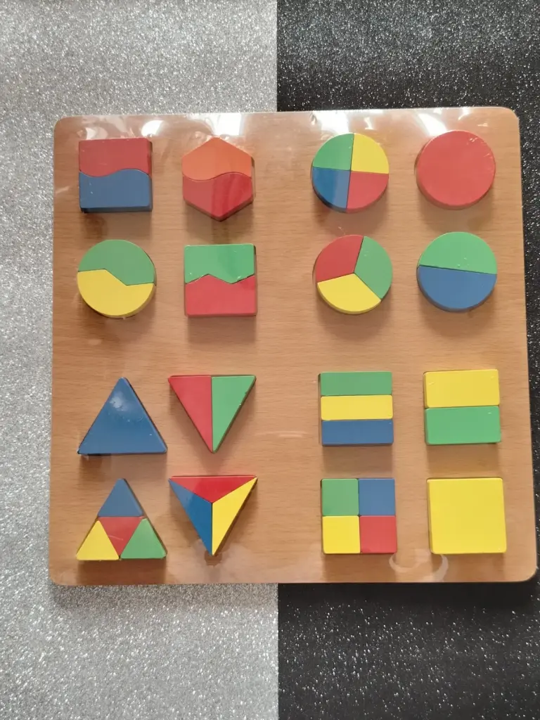 3D Fraction Board B/b