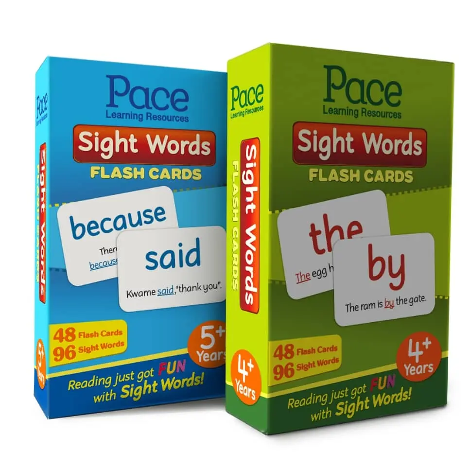 Pace Sightword 4yrs+