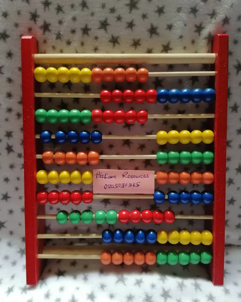 Red Abacus Frame