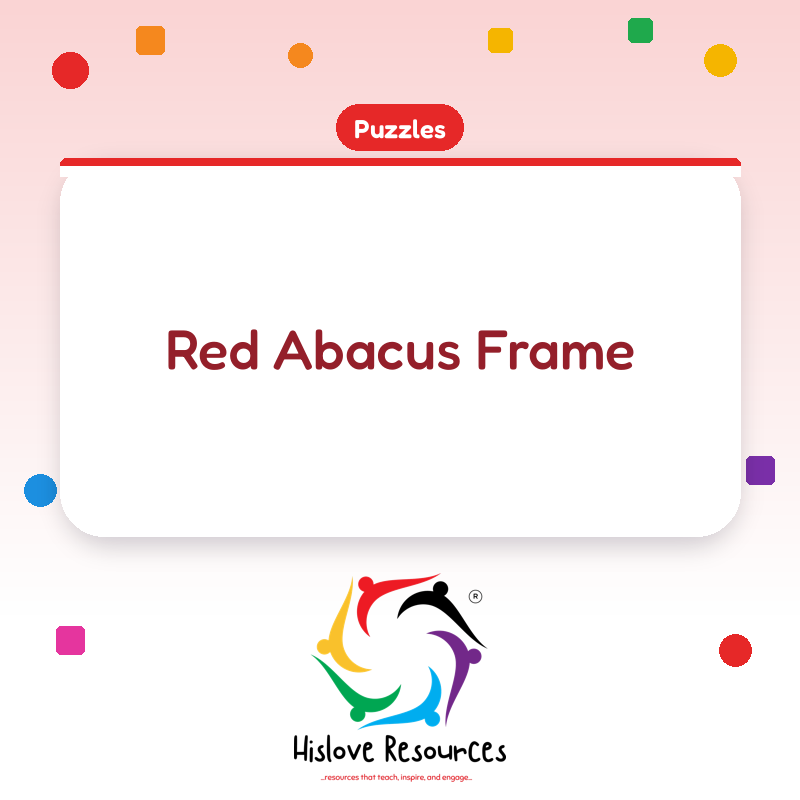 Red Abacus Frame