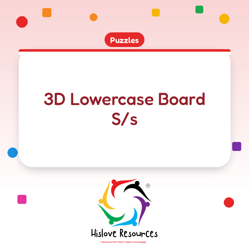 3D Lowercase Board S/s