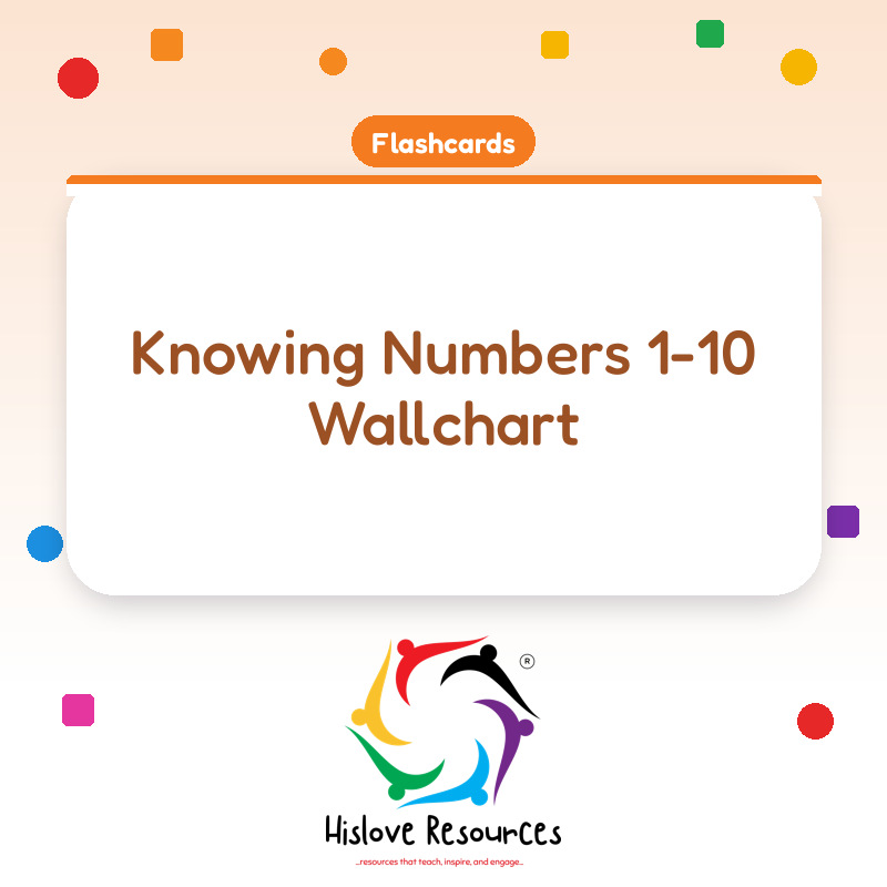 Knowing Numbers 1-10 Wallchart