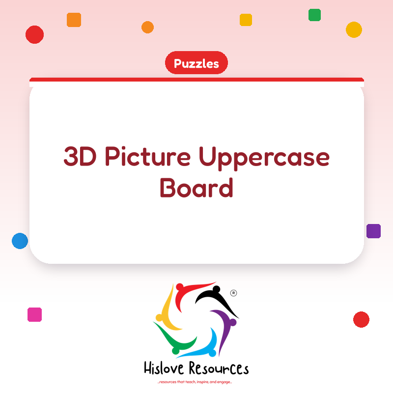 3D Picture Uppercase Board