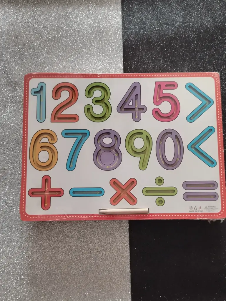 Number tracing board