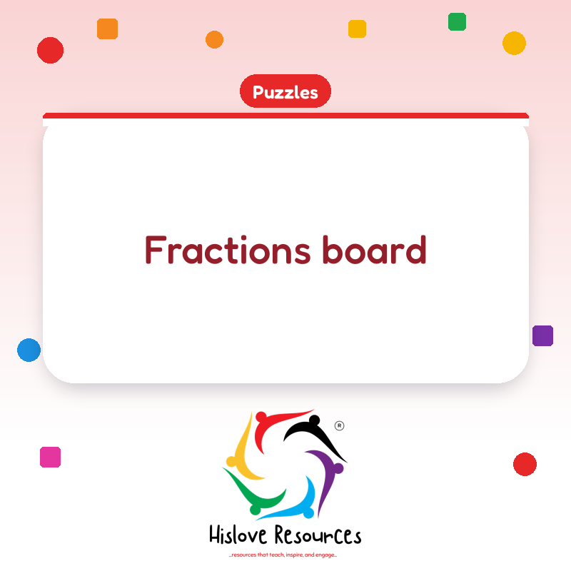 Fractions board