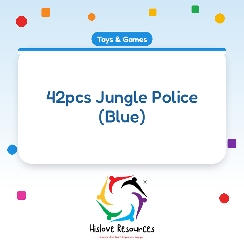 42pcs Jungle Police (Blue)