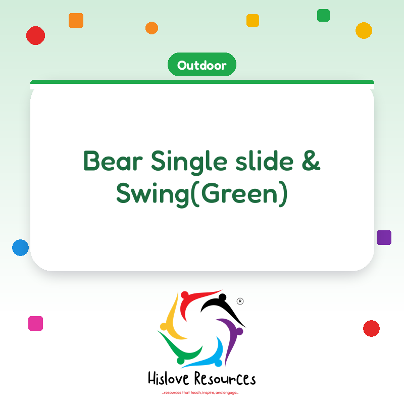 Bear Single slide & Swing(Green)
