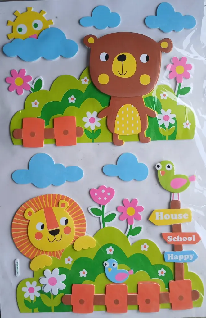 Fence Wall Sticker
