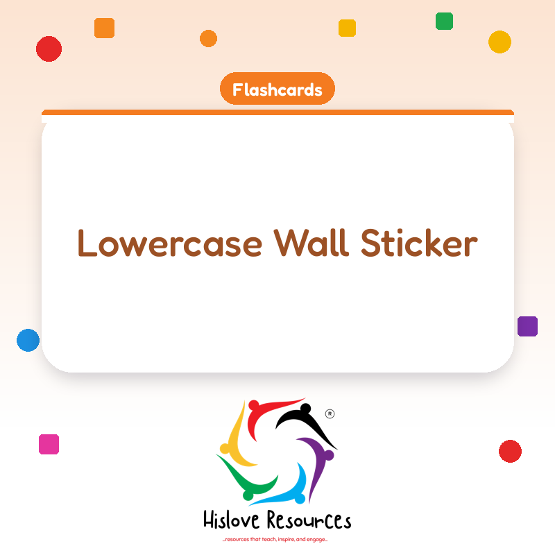 Lowercase Wall Sticker