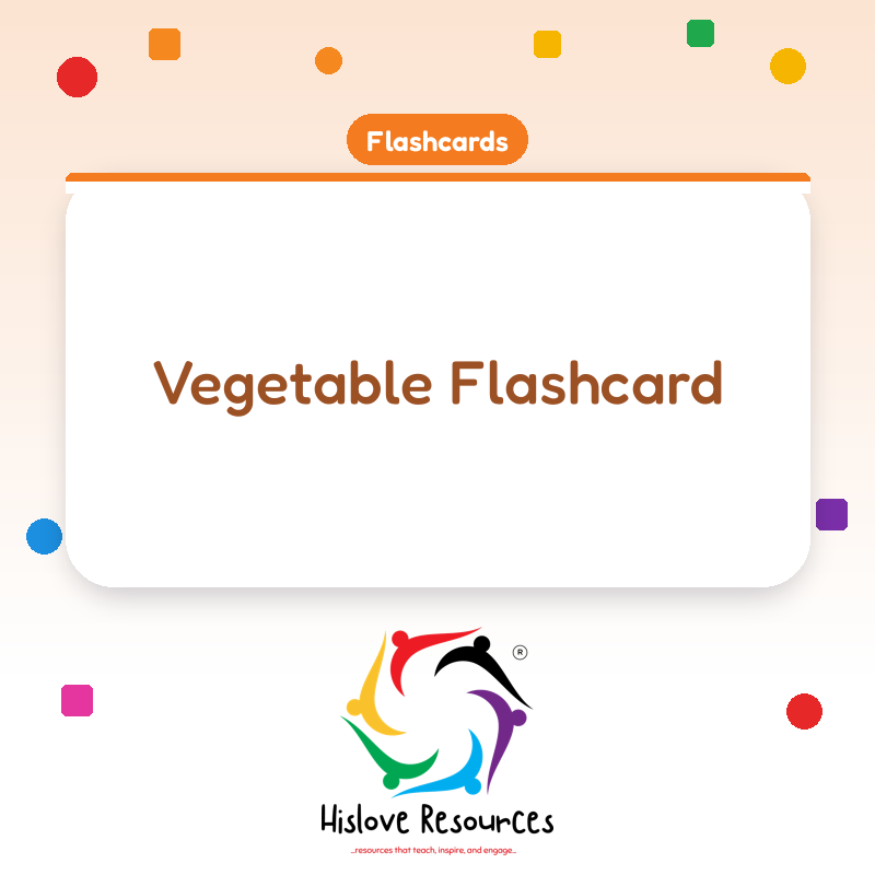 Vegetable Flashcard