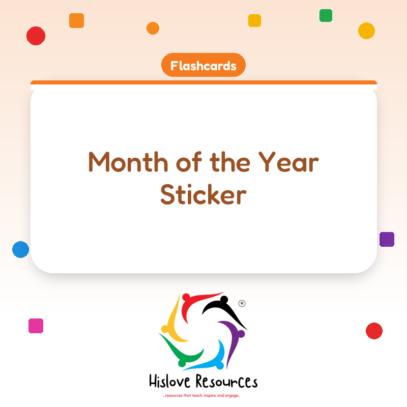 Month of the Year Sticker