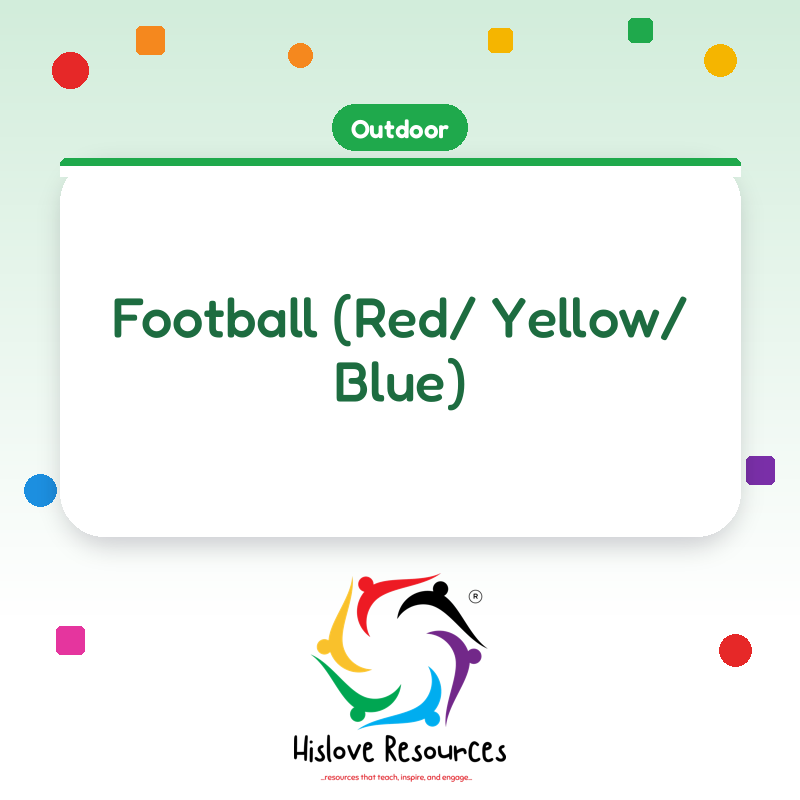 Football  (Red/ Yellow/ Blue)