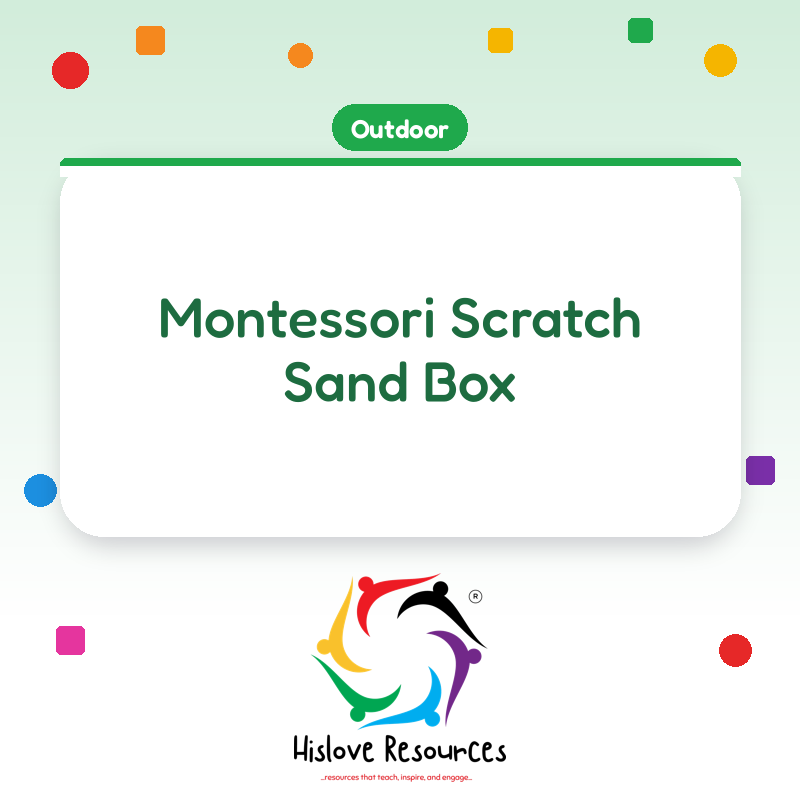 Montessori  Scratch Sand Box