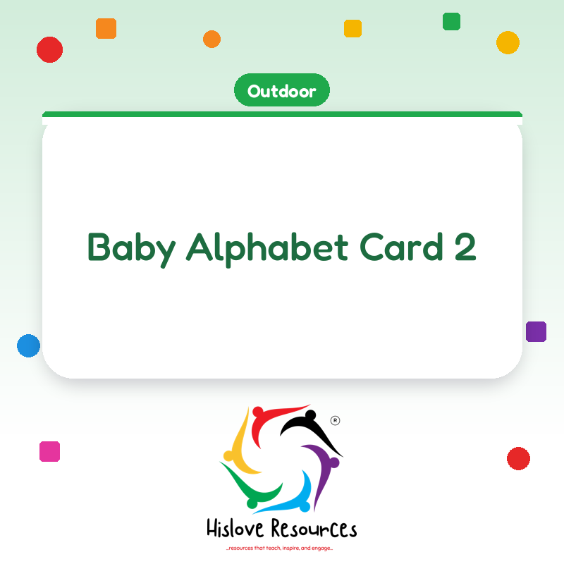 Baby Alphabet Card 2