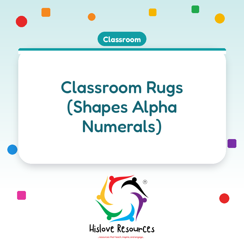 Classroom Rugs (Shapes Alpha Numerals)