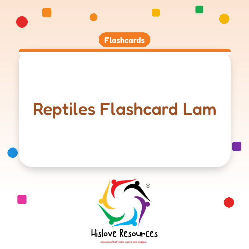 Reptiles Flashcard Lam