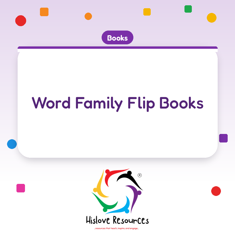 Word Family Flip Books