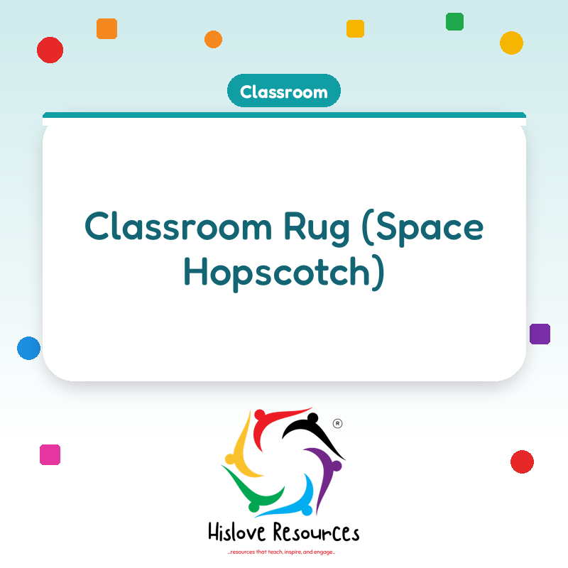 Classroom  Rug (Space Hopscotch)