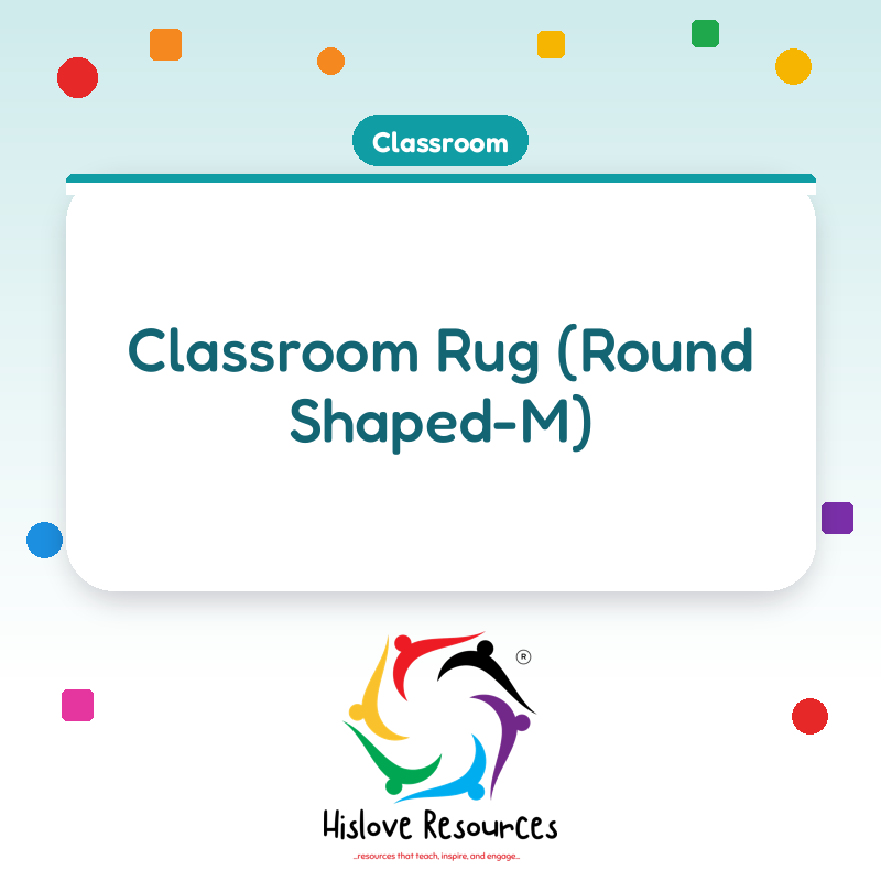 Classroom Rug  (Round Shaped-M)