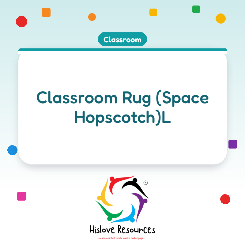 Classroom  Rug (Space Hopscotch)L