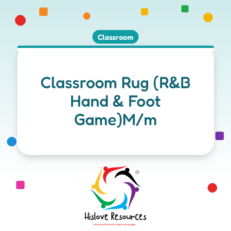 Classroom  Rug (R&B Hand & Foot Game)M/m
