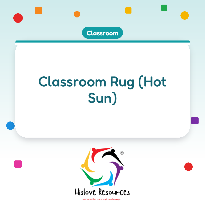 Classroom  Rug (Hot Sun)