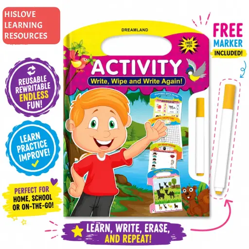 Dreamland Activity Wipe & Clean 