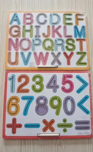 Alphabet /Number Tracing Board (combo)