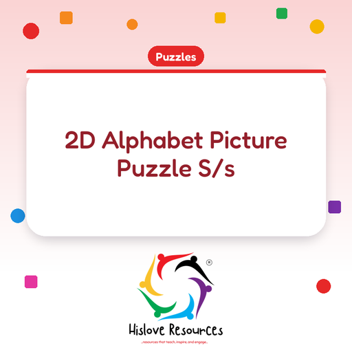 2D Alphabet Picture Puzzle S/s