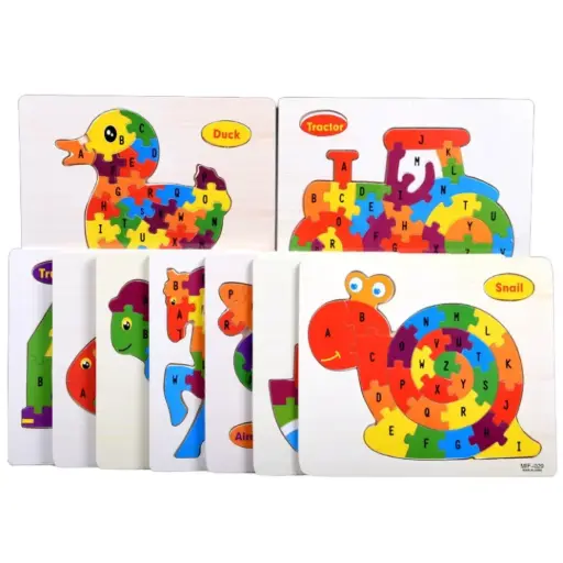 2D Alphabet Picture Puzzle S/s