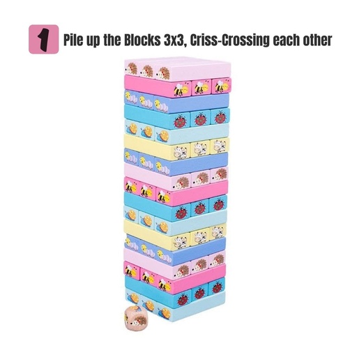 Coloured Jenga