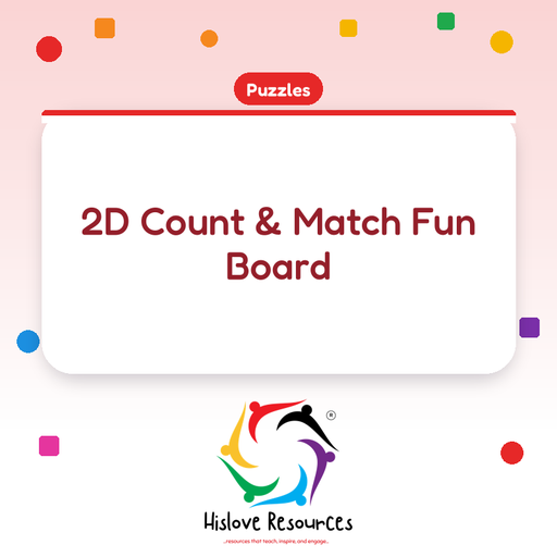 2D Count & Match Fun Board